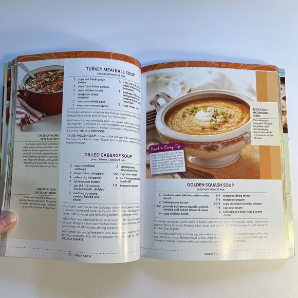 Taste of Home Fresh and Easy 390 Garden Fresh Recipes Cookbook Paperback - Picture 5 of 10
